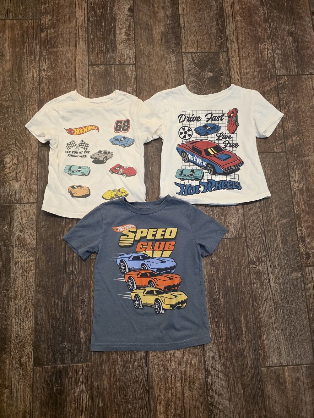 Three (3) Hot Wheels 4T Tops